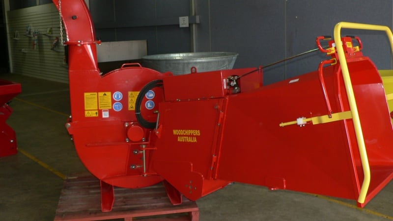 A 260mm (10") PTO driven woodchipper designed for farm and forestry use. Hydraulic or manual infeed available.